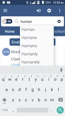 English To Zulu Dictionary android App screenshot 1